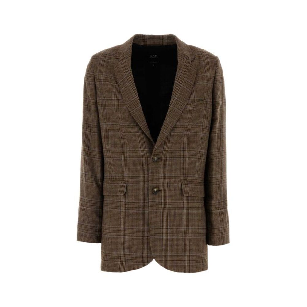 A.P.C. Women Embroidered Wool Annie Blazer